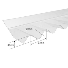 Load image into Gallery viewer, Corrugated PVC Wall Flashing 950mm x 150mm x 0.8mm - B4L Roofing
