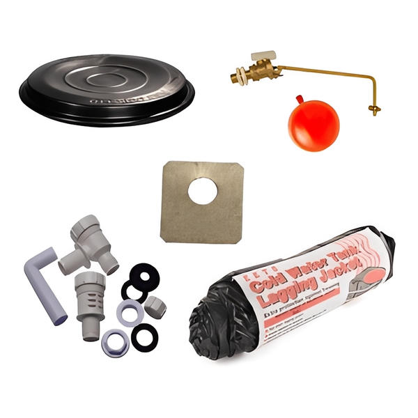 50 Gallon Cold Water Circular Pack - Inc Lid,Jacket, Byelaw 30 Kit,Bal