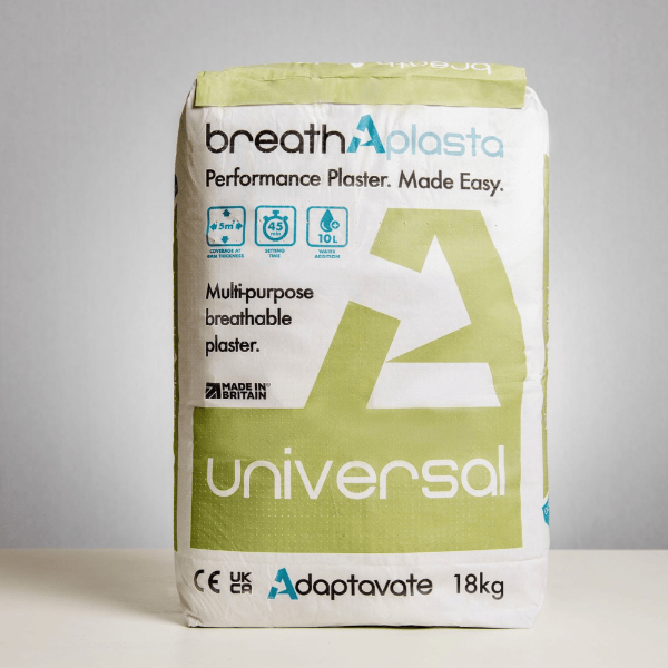 Breathaplasta Universal Breathable Plaster x 18Kg - Adaptavate Plaster