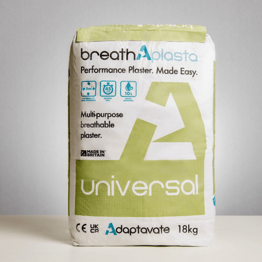 Breathaplasta Universal Breathable Plaster x 18Kg - Adaptavate Plaster