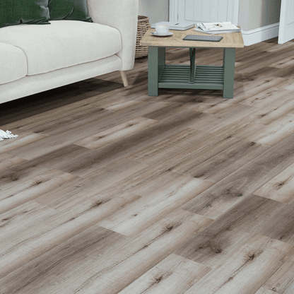 SPC Easy Click Flooring with Built-in Underlay - Blonde Oak (Pack of 10) - Radmat