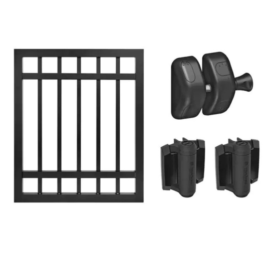 Balustrade Handrail Gate, Hinge and Latch Kit - Cladco