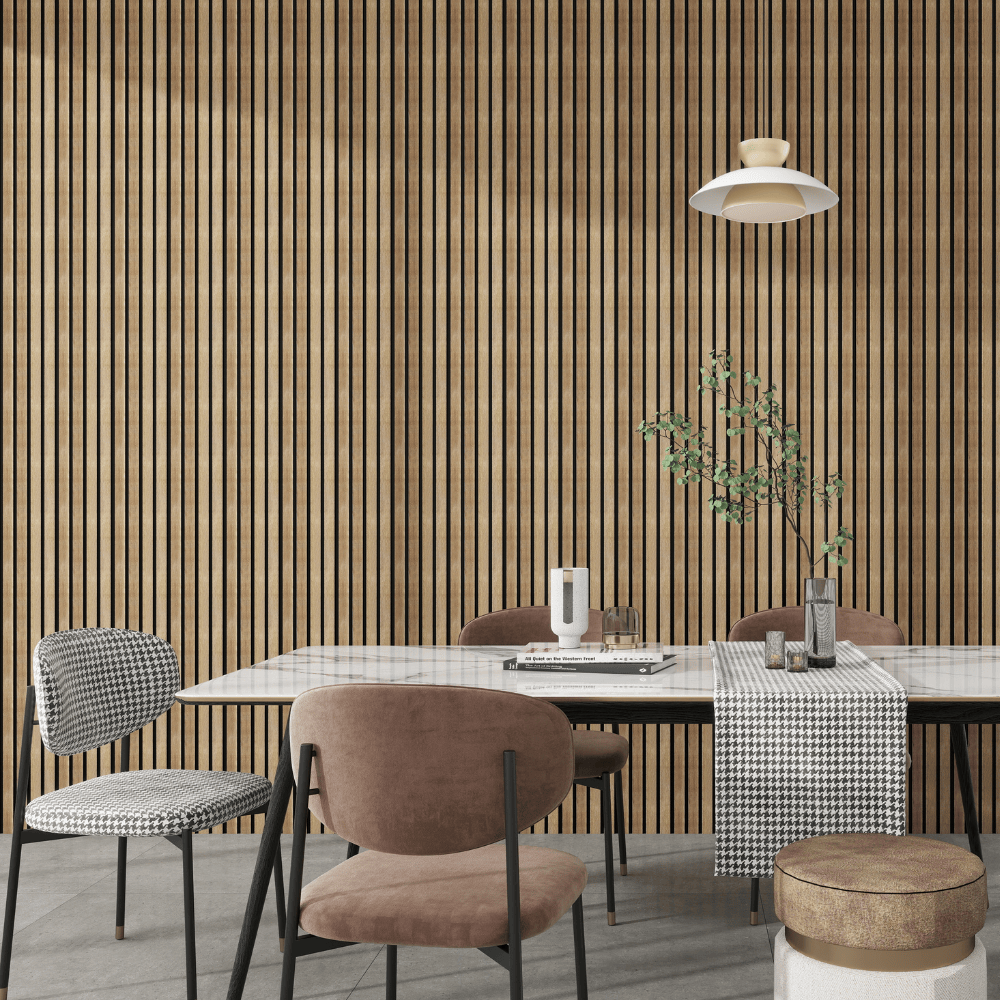 SplashPro Narrow Slat Wall Panel 2400mm x 200mm x 12mm - All Colours - The Wood Wall Panel Company Wall Panel