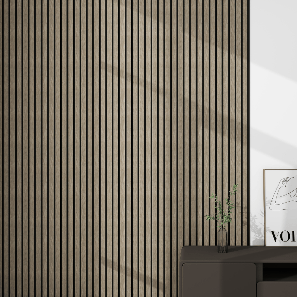 SplashPro Narrow Slat Wall Panel 2400mm x 200mm x 12mm - All Colours - The Wood Wall Panel Company Wall Panel