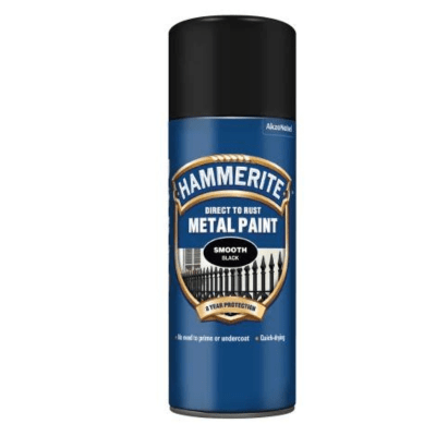 Hammerite Direct to Rust Smooth Finish Aerosol 400ml - All Colours - Hammerite