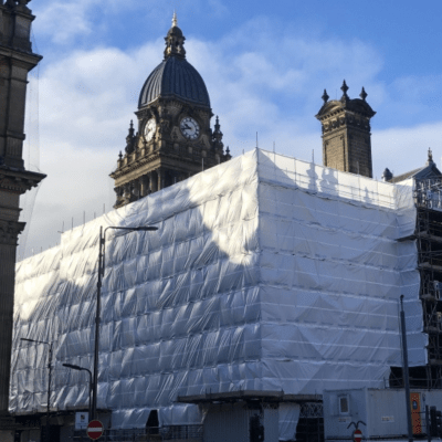 Powerclad Standard Fire Retardant Scaffold Sheeting - All Sizes - Powerlon