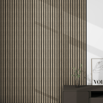 SplashPro Wide Slat Wall Panel 2400mm x 315mm x 7mm - All Colours - The Wood Wall Panel Company