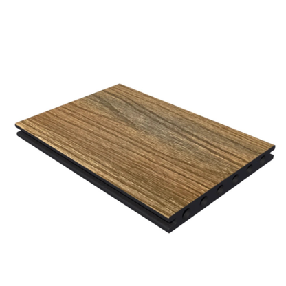 Piranha TerraFuzion Premium Reversible Decking Board 140mm x 23mm x 3.6m - Mocha/Espresso