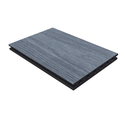 Piranha TerraFuzion Premium Reversible Decking Board 140mm x 23mm x 3.6m - Slate/Graphite