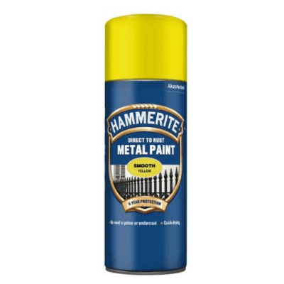 Hammerite Direct to Rust Smooth Finish Aerosol 400ml - All Colours - Hammerite