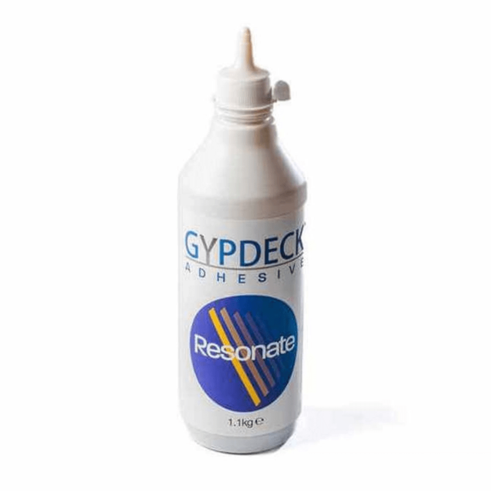 Resonate Gypdeck PU Acoustic Floor Panel Adhesive x 1.1Kg (White) - Resonate Systems