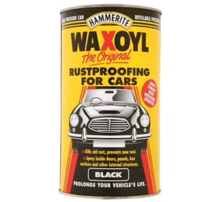 Hammerite Waxoyl Pressure Can - Black x 2.5 Litre - Hammerite