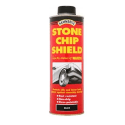 Hammerite Stonechip Shield Schutz - Black x 1 Litre - Hammerite