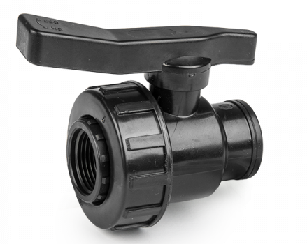 Full Flow Single Union Ball Valve PP 3/4"BSPF - Best4Trade-Retail Tech Hose & Fittings