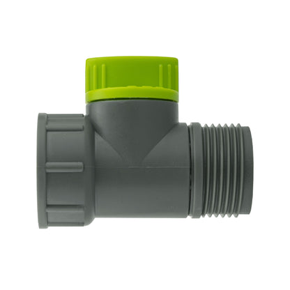 IBC 2” S60X6 Cap with BSP Threaded Valve and Hose Connector Lime - Best4Trade-Retail