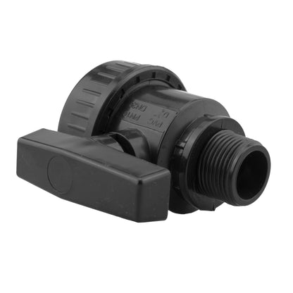 Wall Flange Kit 25mm MDPE + Large Plastic Valve + Geka - Best4Trade-Retail Tech Hose & Fittings