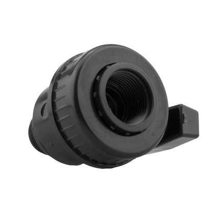 Wall Flange Kit 25mm MDPE + Large Plastic Valve 3/4" BSP - Best4Trade-Retail Tech Hose & Fittings