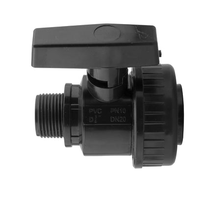 Wall Flange Kit 25mm MDPE + Large Plastic Valve 3/4" BSP - Best4Trade-Retail Tech Hose & Fittings