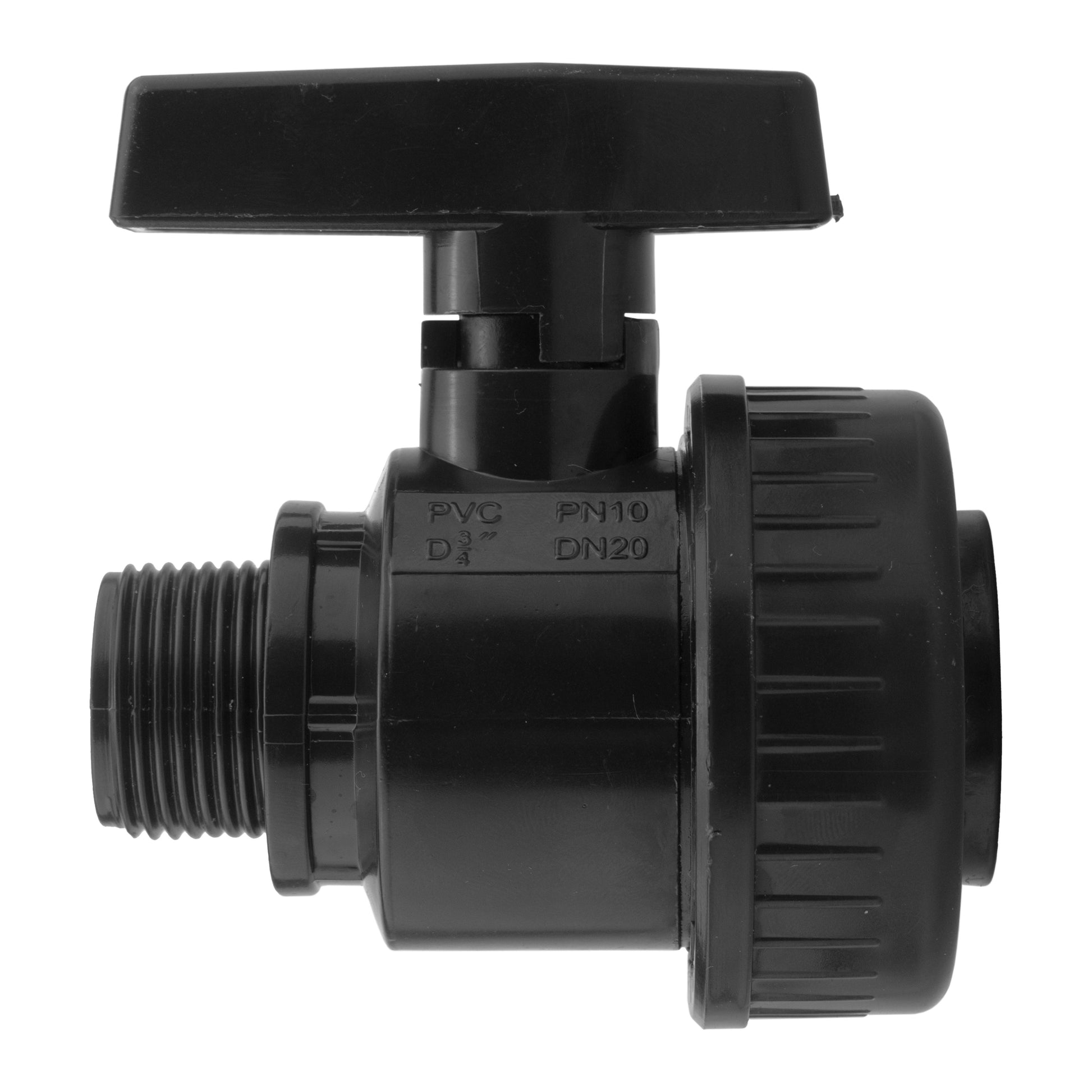 Wall Flange Kit 32mm MDPE + Large Plastic Valve 3/4" BSP - Best4Trade-Retail Tech Hose & Fittings