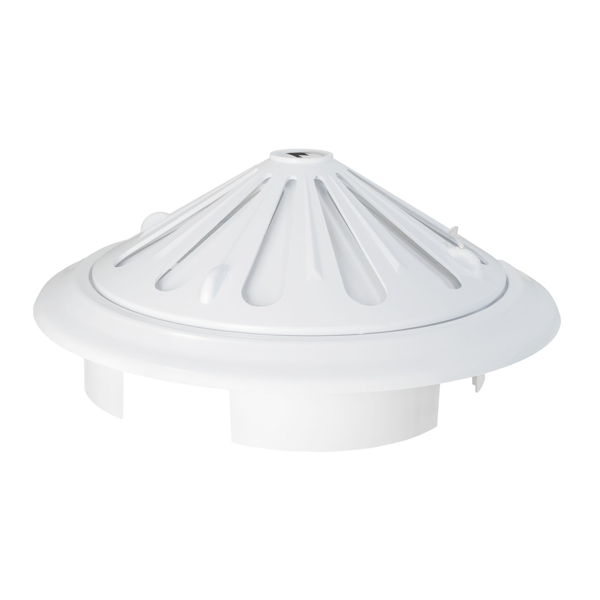 Adjustable Louvre Vent Round 80mm-160mm White - Best4Trade-Retail