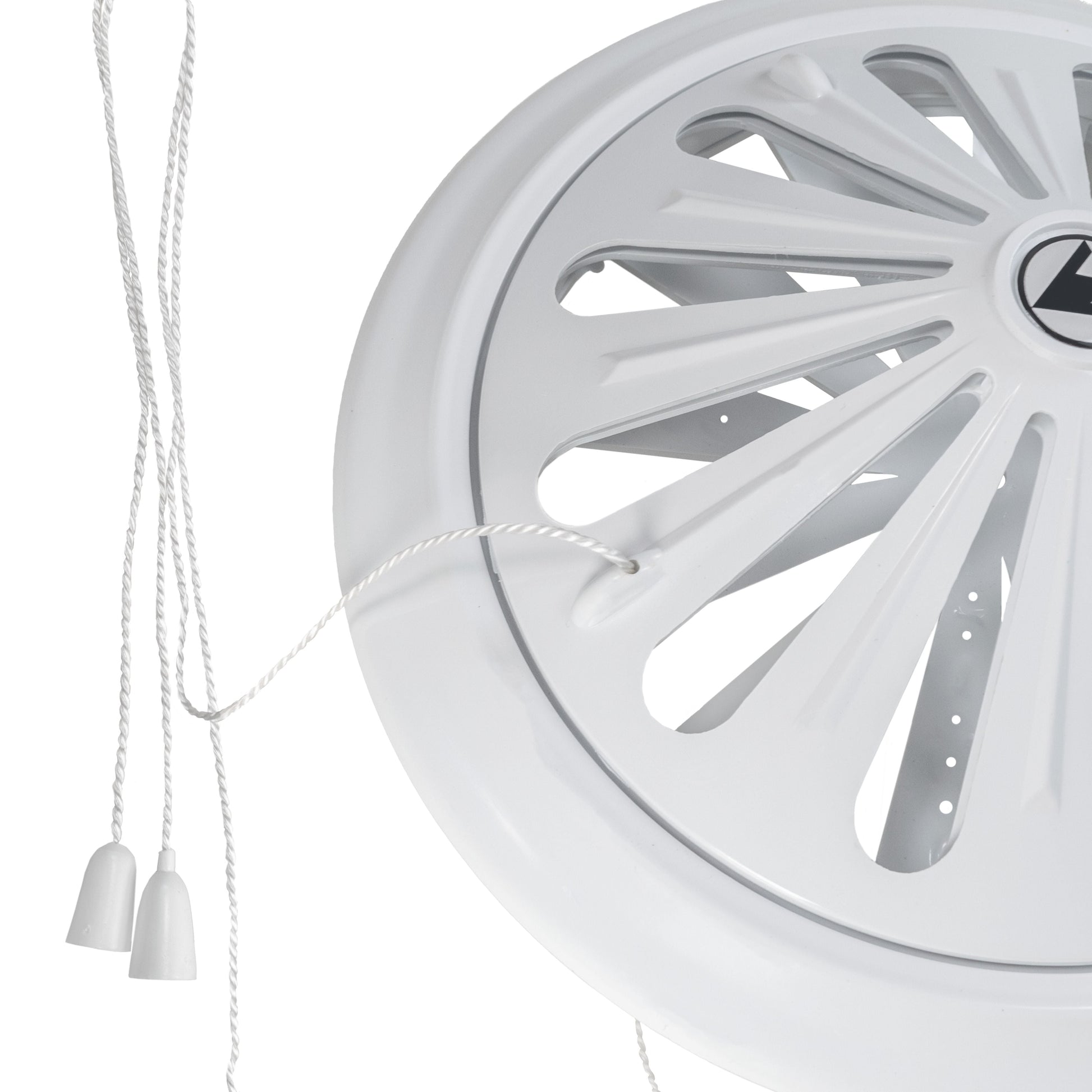 Adjustable Louvre Vent Round 80mm-160mm White - Best4Trade-Retail