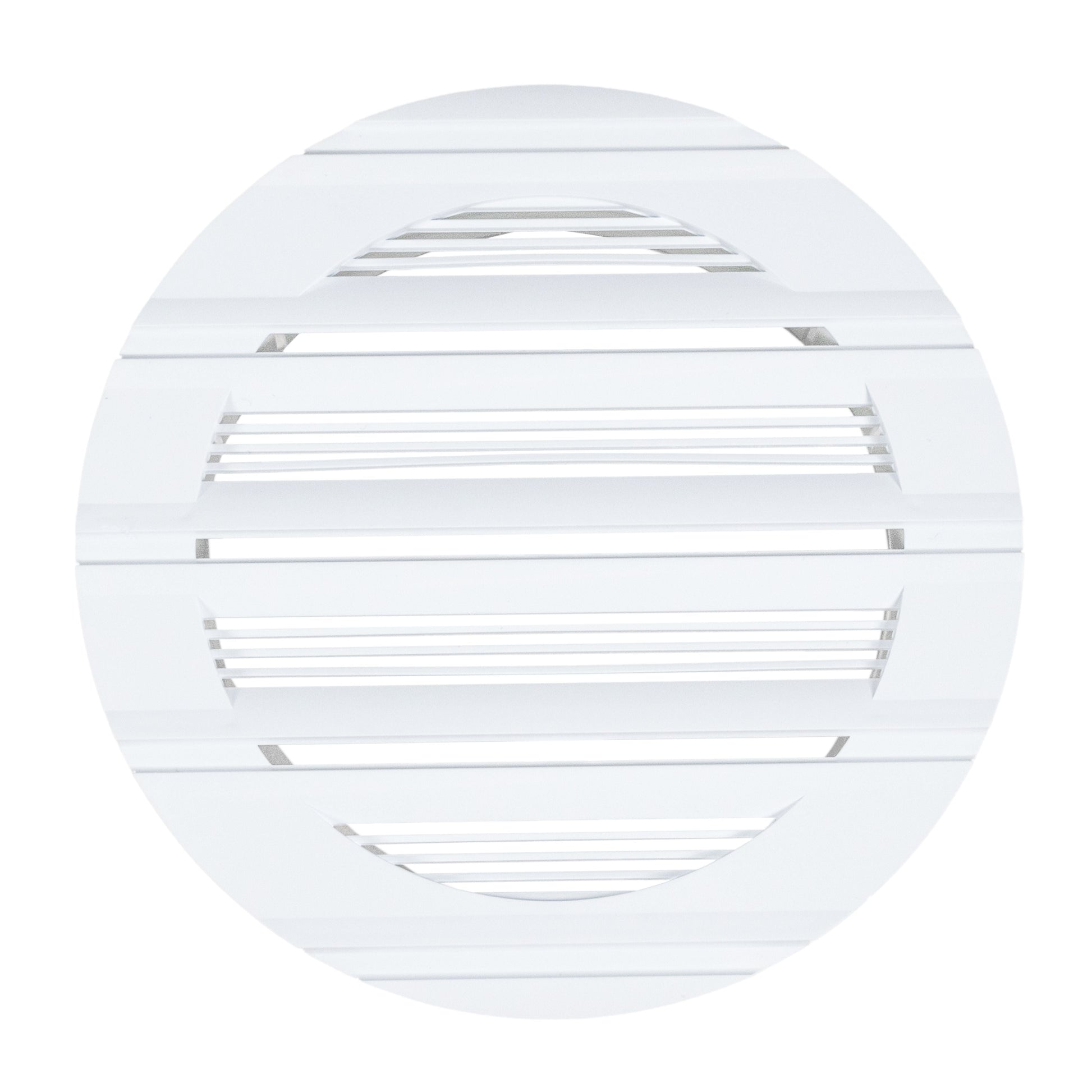 Louvre Vent Round Bella 100mm White - Best4Trade-Retail