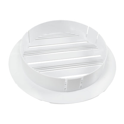 Louvre Vent Round Bella 125mm White - Best4Trade-Retail