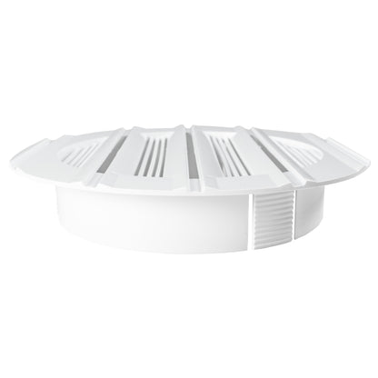 Louvre Vent Round Bella 125mm White - Best4Trade-Retail