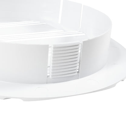 Louvre Vent Round Bella 150mm White - Best4Trade-Retail