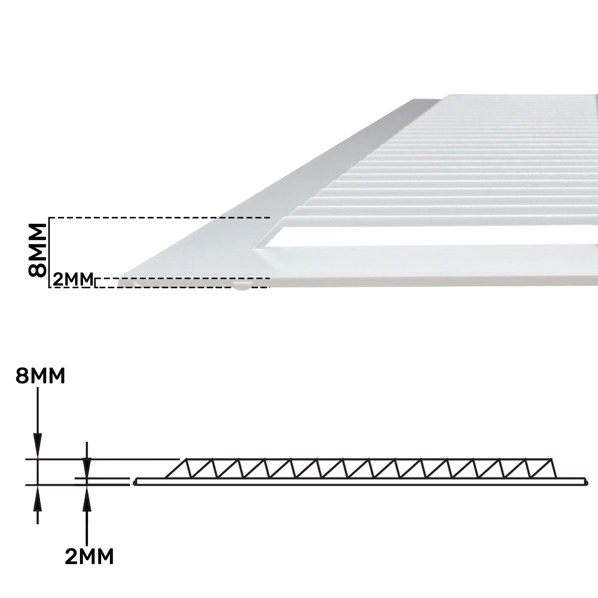 Louvre Vent  D/140W 140mm X 140mm with Fly Screen - Best4Trade-Retail