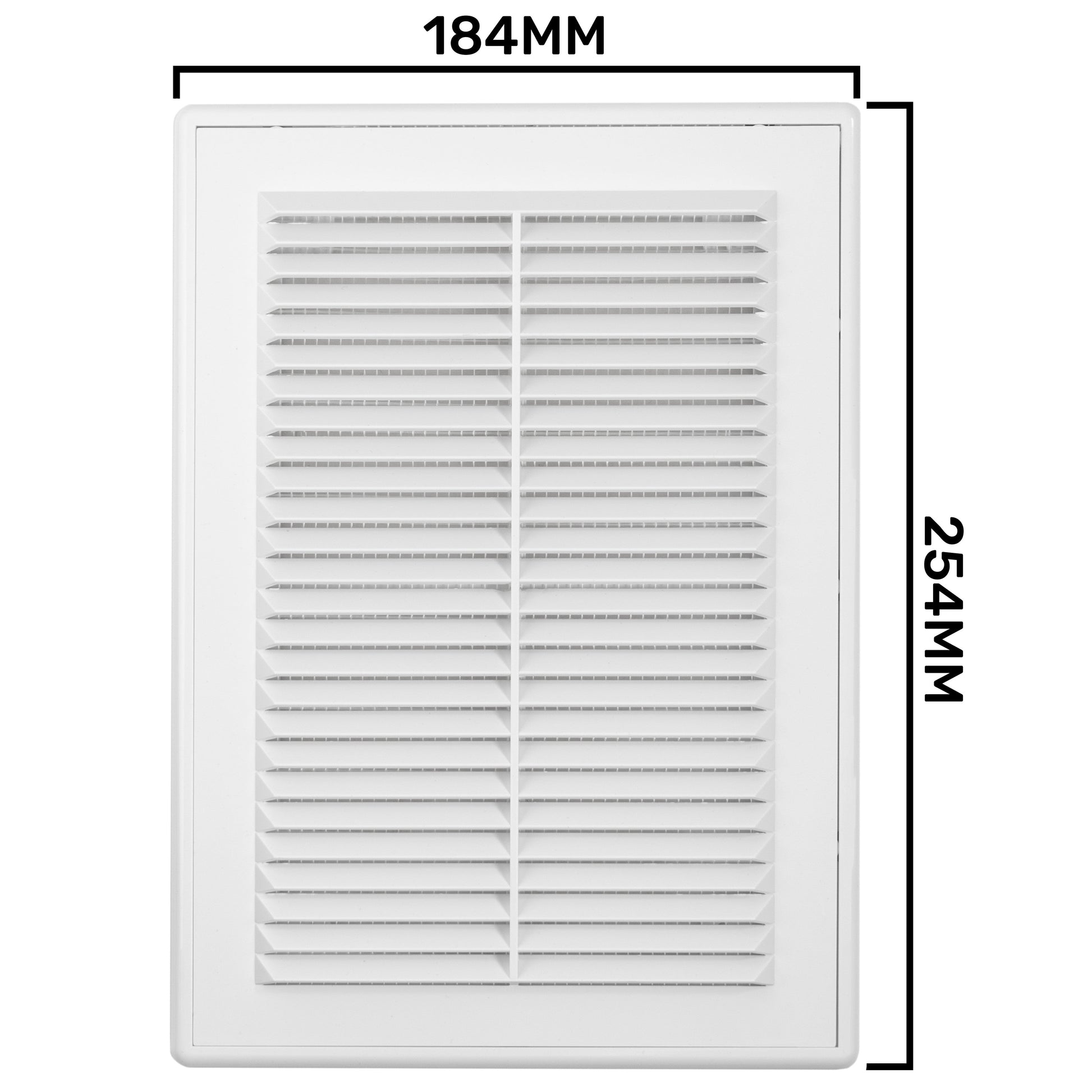 Louvre Vent D/180X250RW Classic 180mm X 250mm with Fly Screen - Best4Trade-Retail