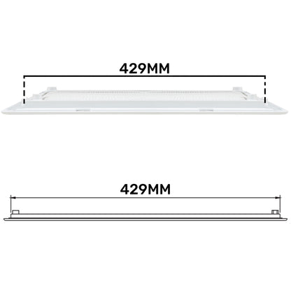 Louvre Vent D/430X110RW Classic 430mm X 110mm with Fly Screen - Best4Trade-Retail
