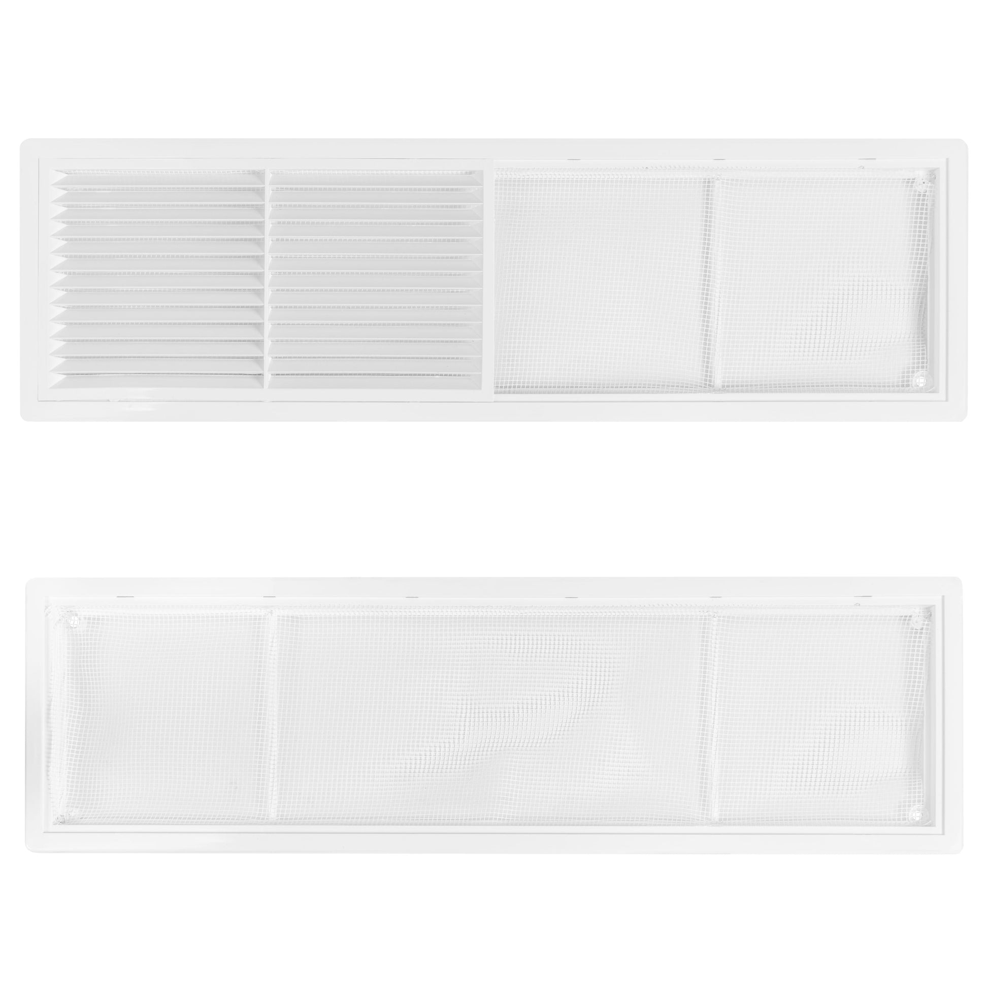 Louvre Vent D/430X110RW Classic 430mm X 110mm with Fly Screen - Best4Trade-Retail