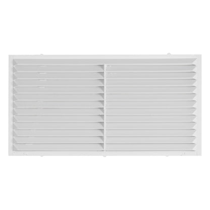 Louvre Vent D/430X110RW Classic 430mm X 110mm with Fly Screen - Best4Trade-Retail