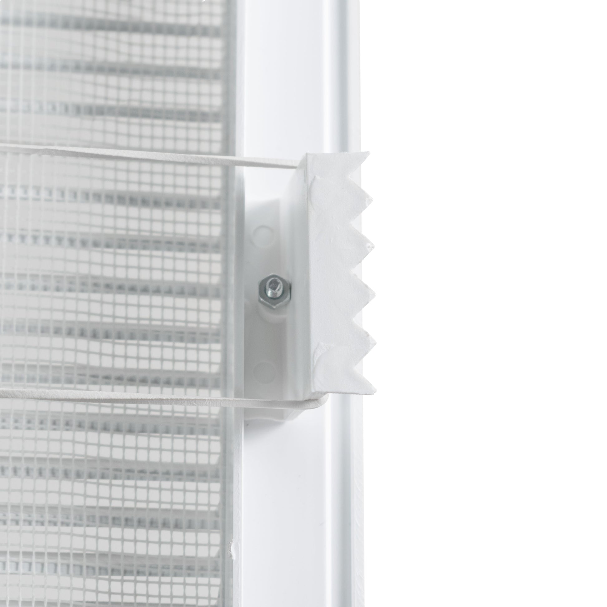 Louvre Vent White DL/90X240RW LUX With Fly Mesh - Best4Trade-Retail