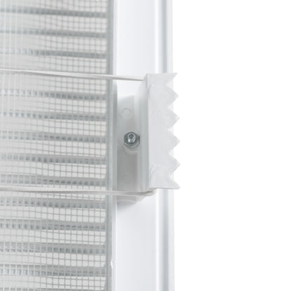 Louvre Vent White DL/90X240RW LUX With Fly Mesh - Best4Trade-Retail