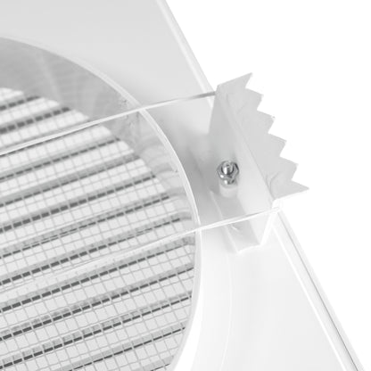 Through Wall Ventilation Kit DL0163 Louvre Vent with Graphite External Vent - Best4Trade-Retail OTHER