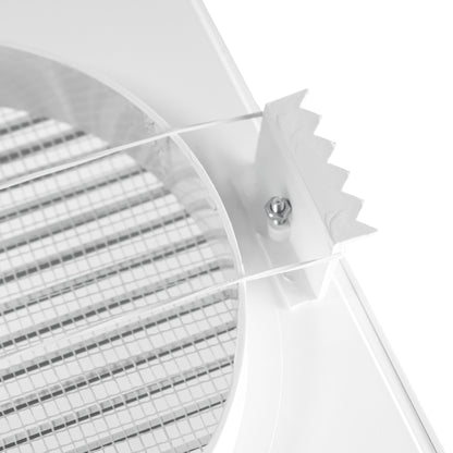 Through Wall Ventilation Kit DL0163 Louvre Vent with White External Vent - Best4Trade-Retail OTHER