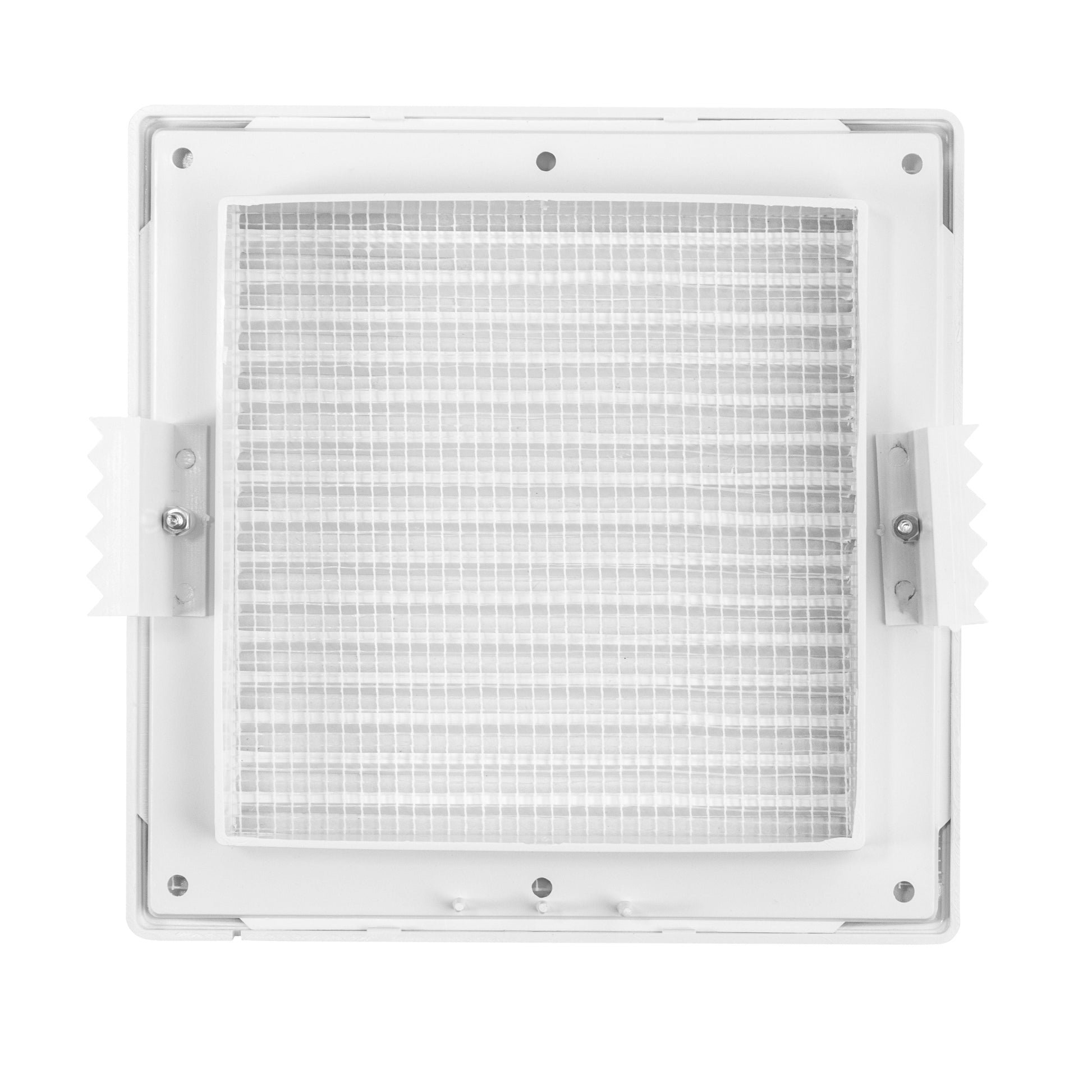 Louvre Vent White DL/135 RW LUX With Fly Mesh - Best4Trade-Retail