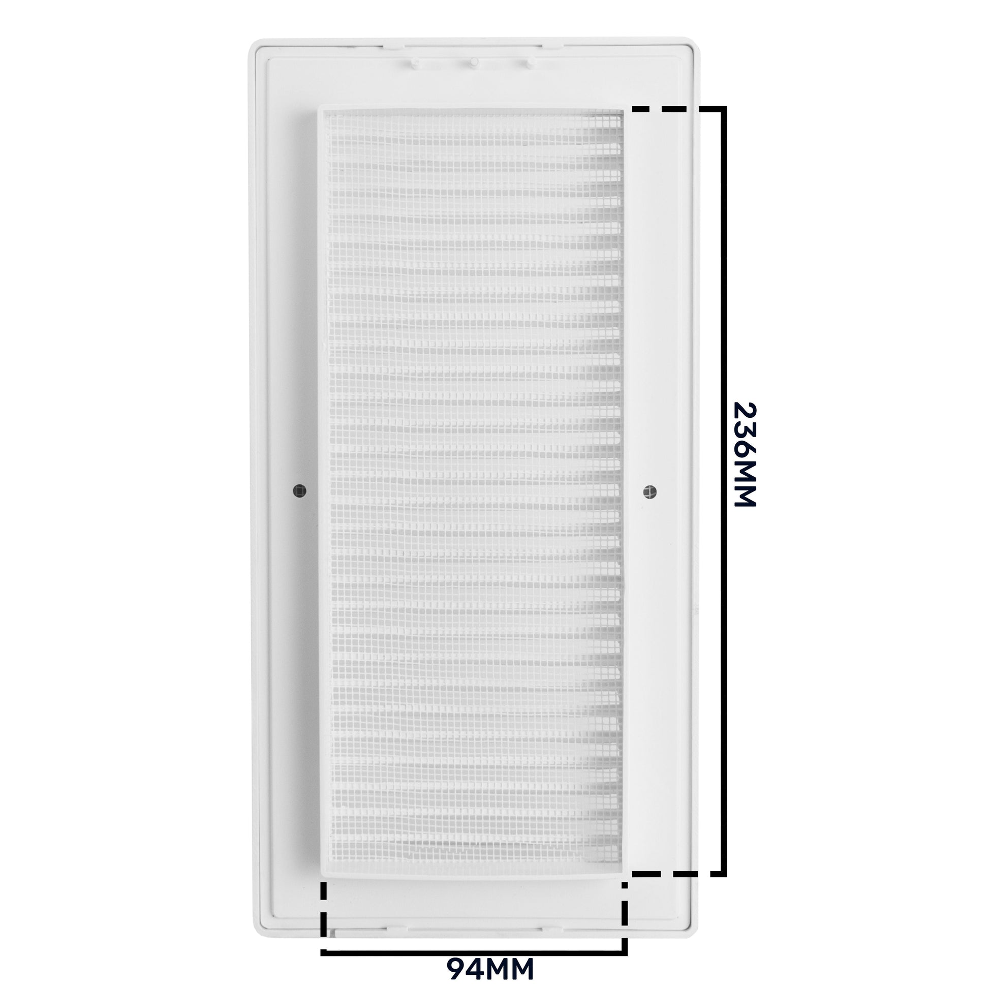 Louvre Vent Duo Smart 90/240 90mm X 240mm With Fly Mesh - Best4Trade-Retail