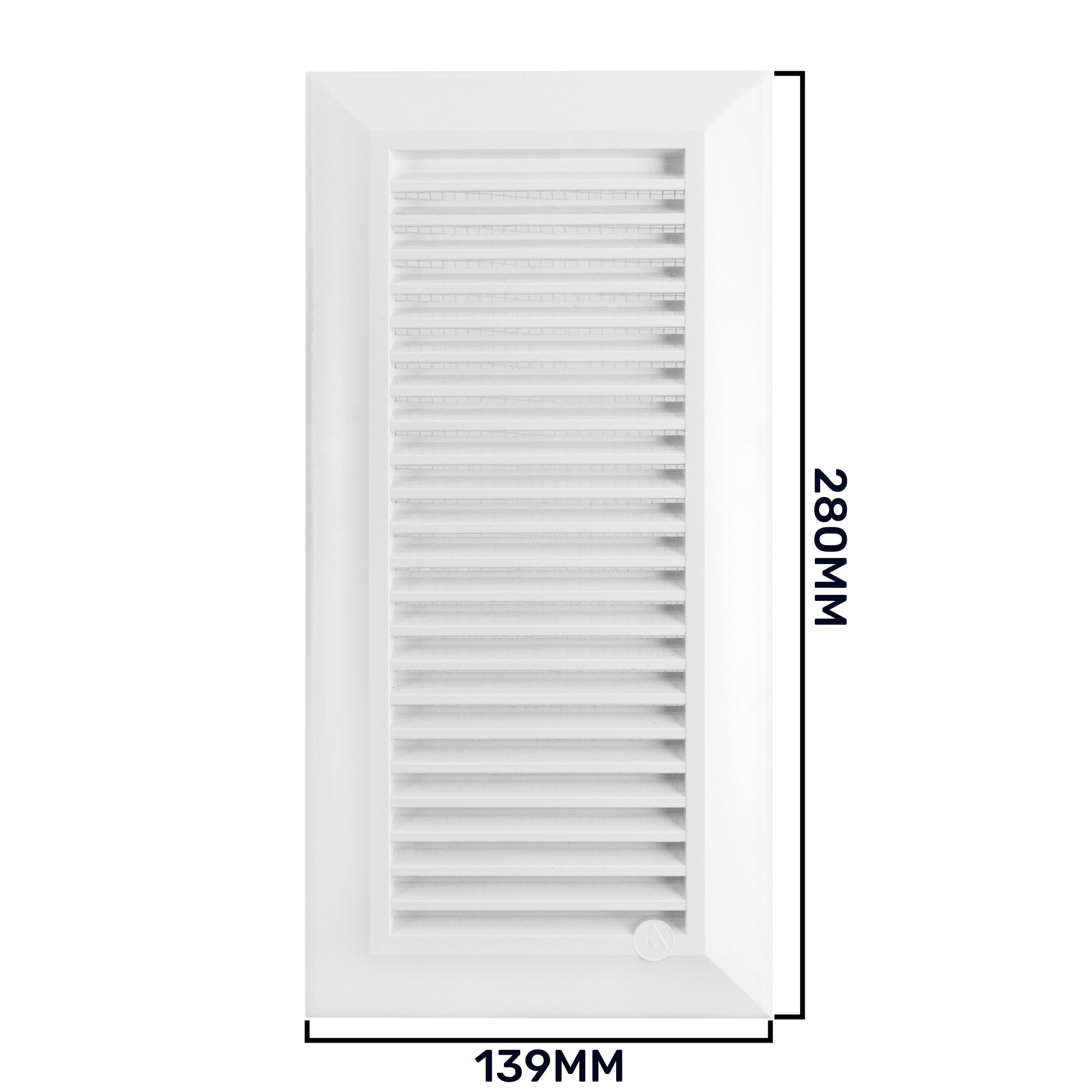 Louvre Vent Duo Smart 90/240 90mm X 240mm With Fly Mesh - Best4Trade-Retail