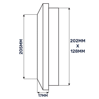 Louvre Vent Duo Smart 140/210 140mm X 210mm With Fly Mesh - Best4Trade-Retail