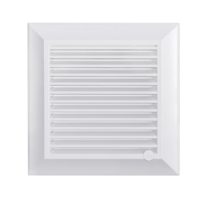 Louvre Vent White Duo Smart 135G 135mm With Fly Mesh - Best4Trade-Retail