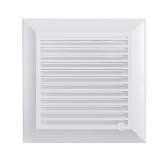 Louvre Vent White Duo Smart 135G 135mm With Fly Mesh - Best4Trade-Retail