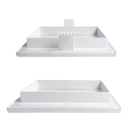 Louvre Vent White Duo Smart 135G 135mm With Fly Mesh - Best4Trade-Retail