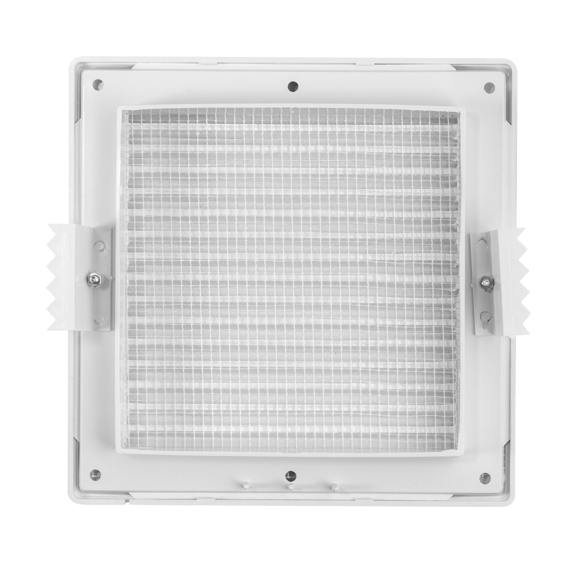 Louvre Vent White Duo Smart 135G 135mm With Fly Mesh - Best4Trade-Retail