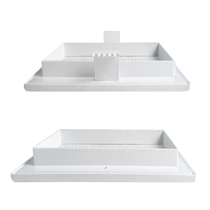 Louvre Vent White Duo Smart 165 With Fly Mesh - Best4Trade-Retail