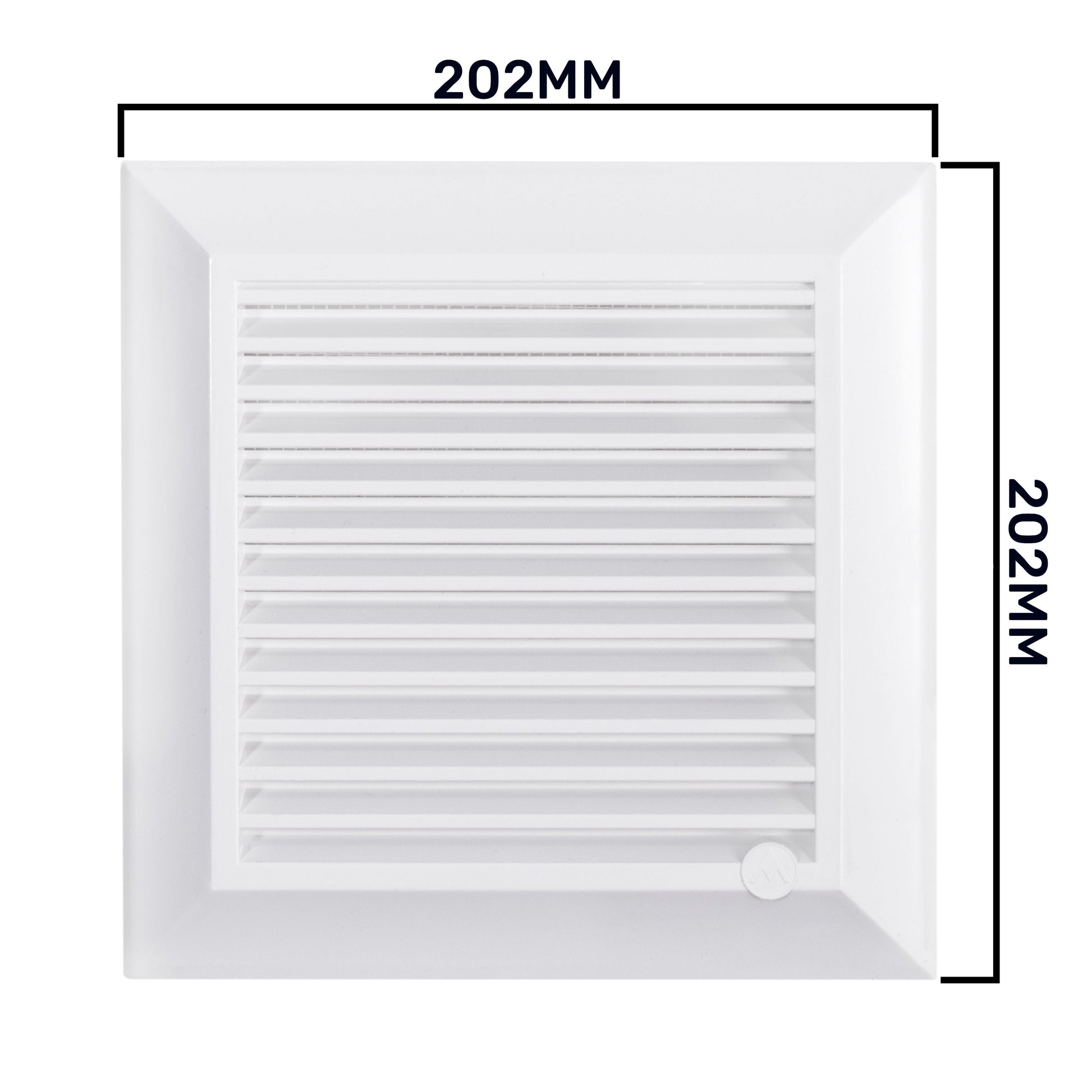 Louvre Vent White Duo Smart 165 With Fly Mesh - Best4Trade-Retail