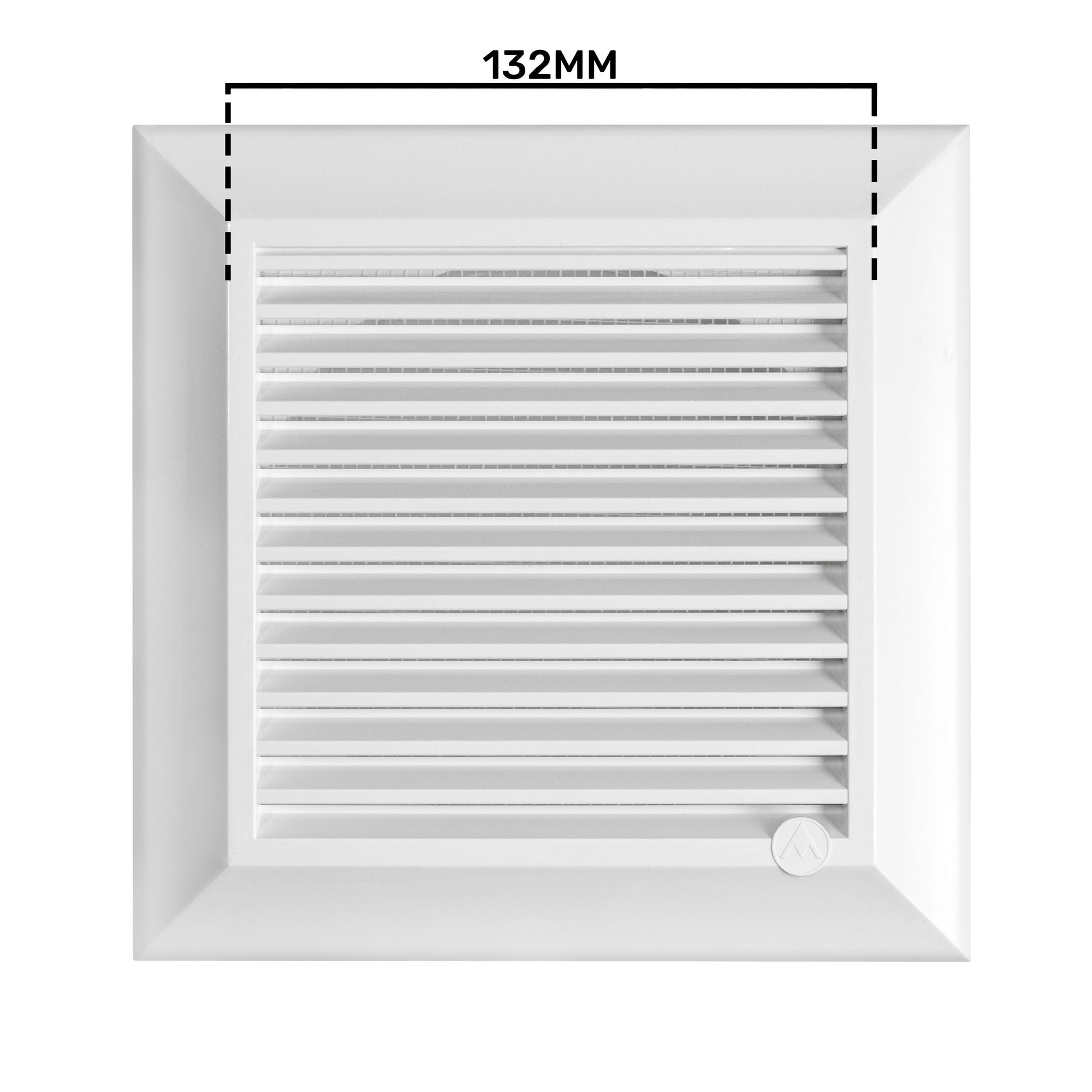 Louvre Vent White Duo Smart 135 fi 125mm With Fly Mesh - Best4Trade-Retail