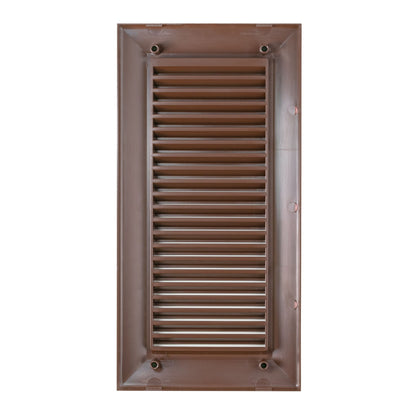 Louvre Vent Duo Smart 90/240 Brown 90mm x 240mm With Fly Mesh - Best4Trade-Retail